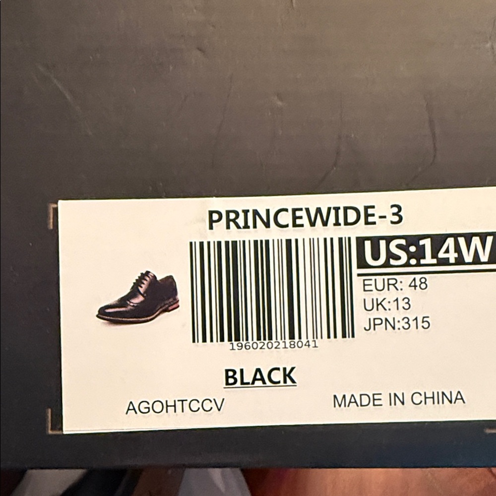 Bruno Marc Black Leather Derby Shoes - Picture 7 of 7